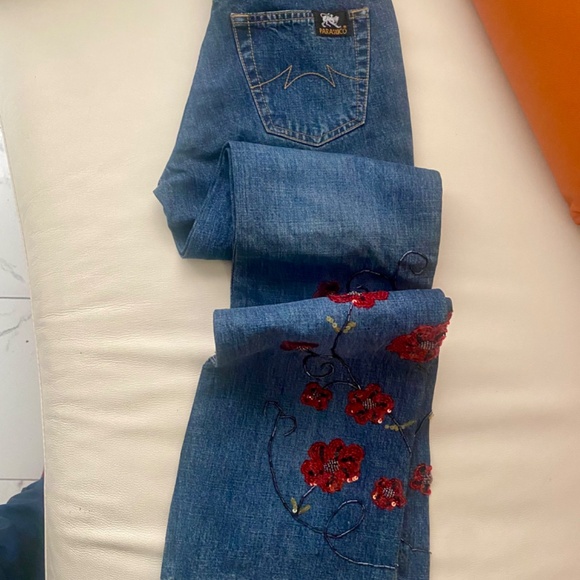 Ladies Parasuco Embellished Extreme Fit Jeans Sz 34 - Picture 4 of 8
